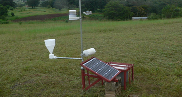 Station météorologique en agriculture